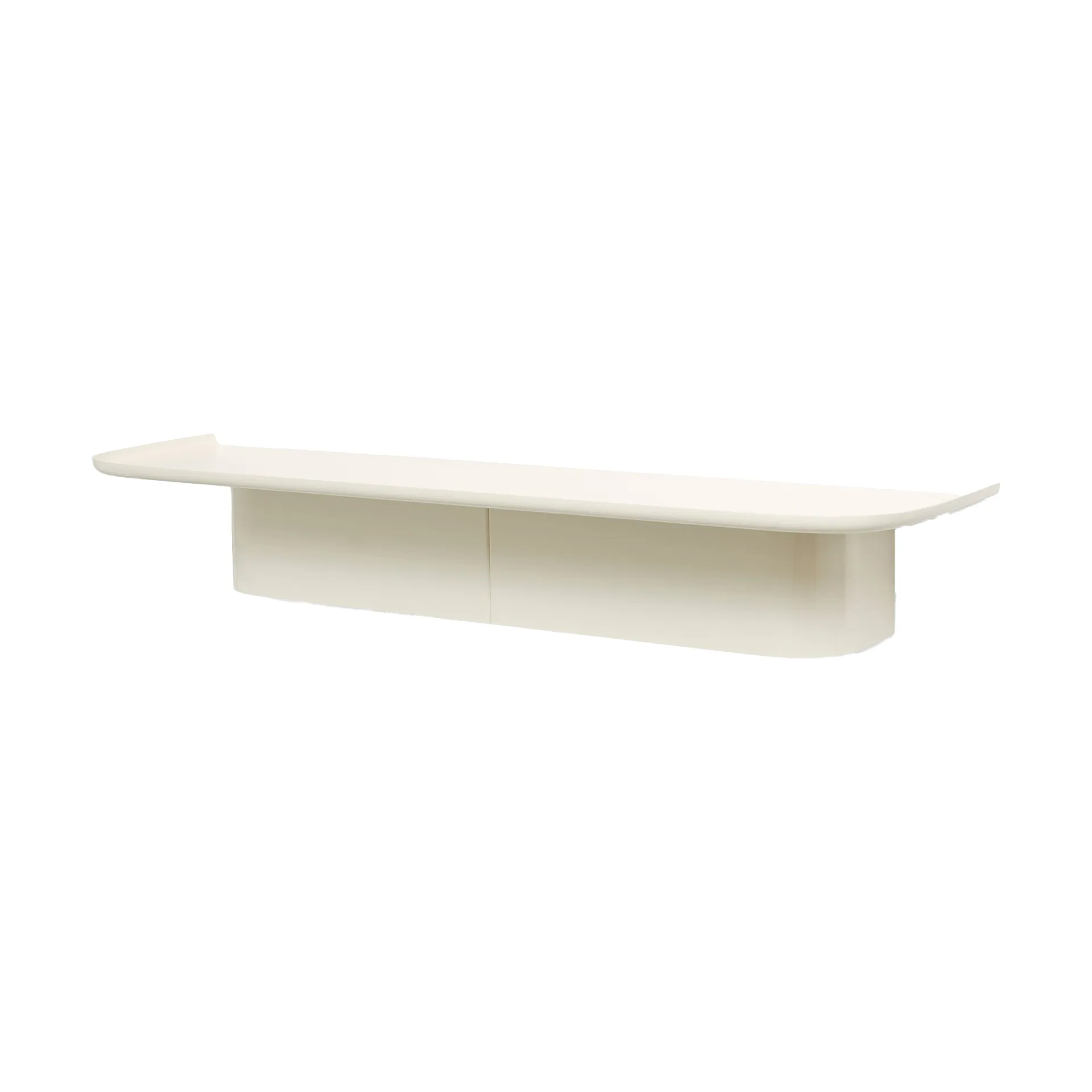Étagère murale Korpus 7 hooks L, Cream HAY