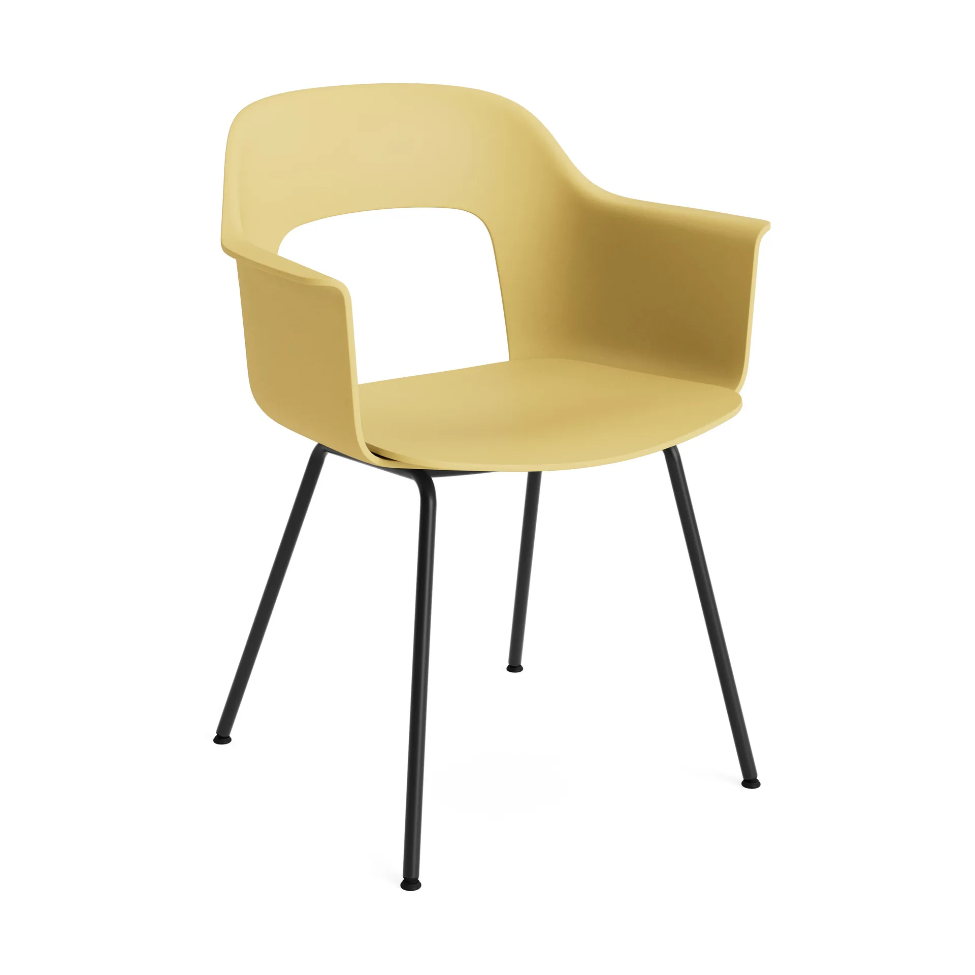 Fauteuil Layout Armchair 211, Biscotti acier noirci HAY
