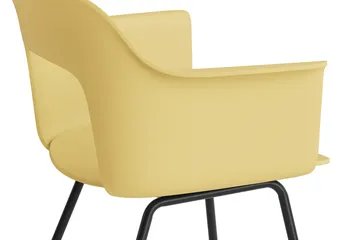 Fauteuil Layout Armchair 211 - Biscotti acier noirci - HAY