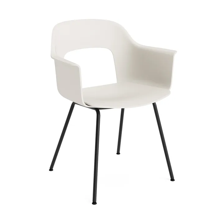 Fauteuil Layout Armchair 211 - Cream white acier noirci - HAY