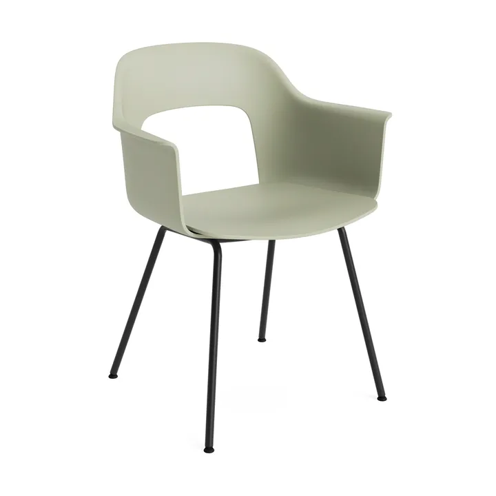 Fauteuil Layout Armchair 211 - Pastel green acier noirci - HAY