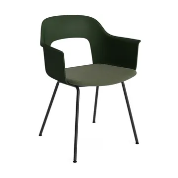 Fauteuil Layout Armchair 213 - Mode 072 Bottle green acier noirci - HAY