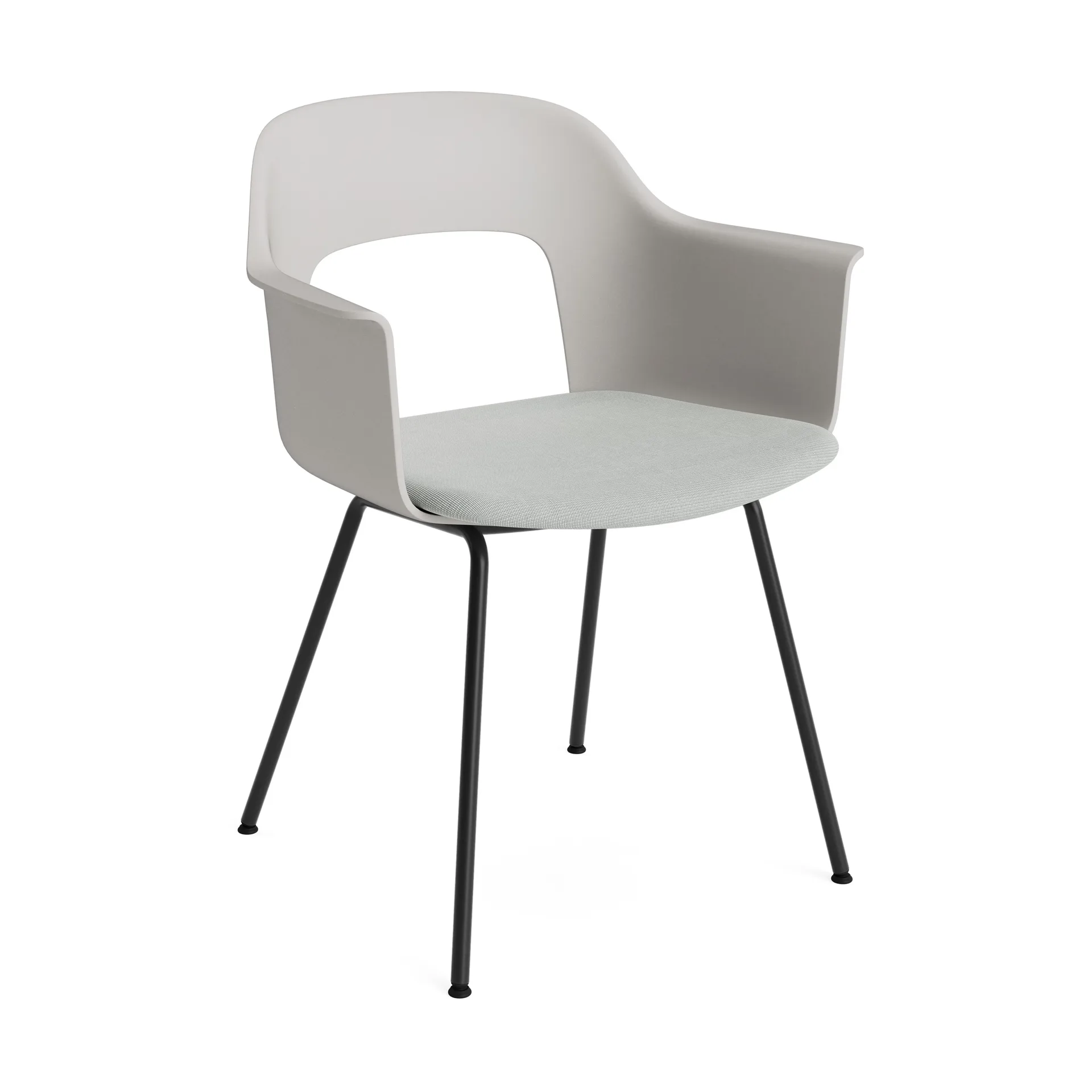 Fauteuil Layout Armchair 213, Naveli 113 Sky grey acier noirci HAY