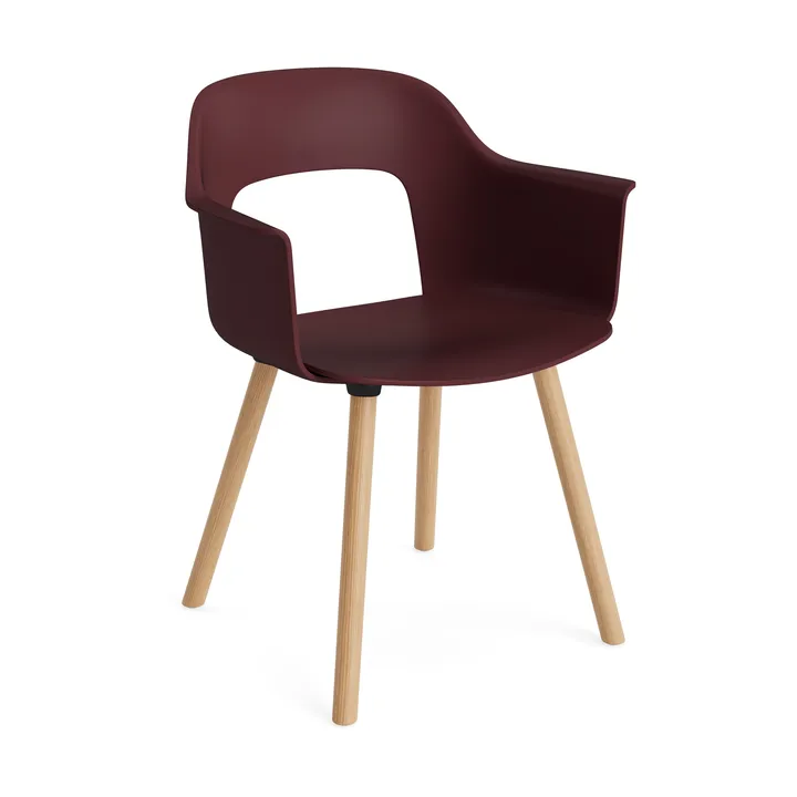 Fauteuil Layout Armchair 221 - Bordeaux chêne laqué - HAY