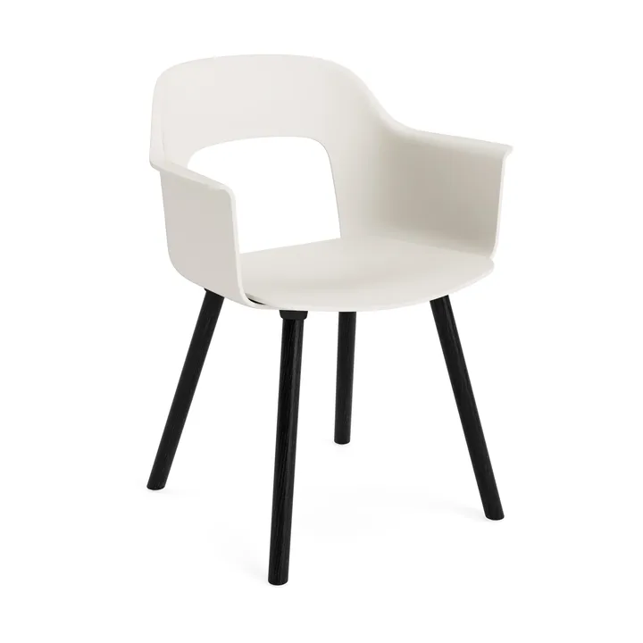 Fauteuil Layout Armchair 221 - Cream white chêne noirci - HAY