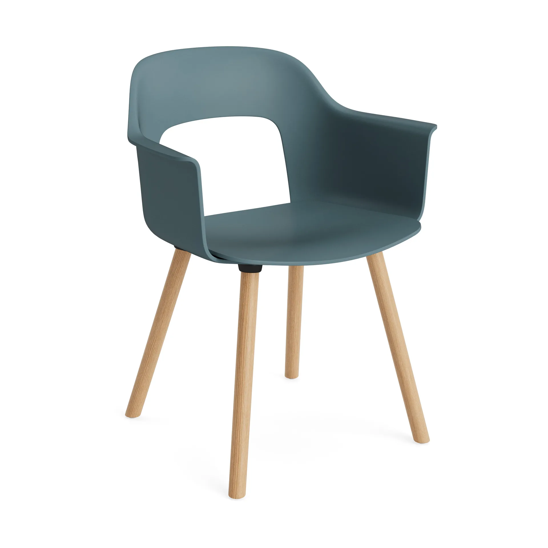 Fauteuil Layout Armchair 221, Ocean chêne laqué HAY