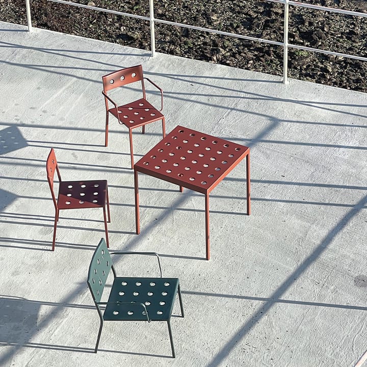 Fauteuil lounge Balcony, desert green HAY