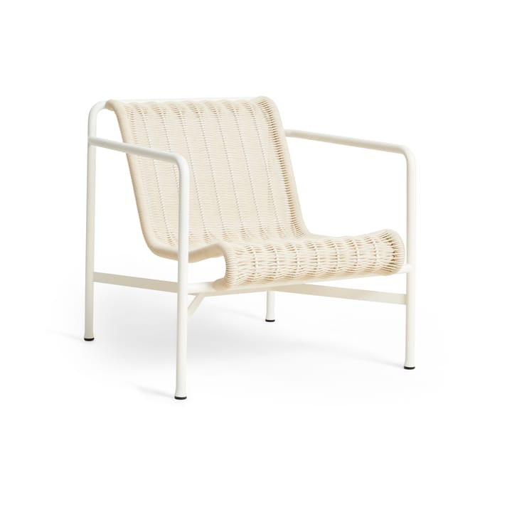 Fauteuil lounge bas Palissade Cord - Cream white - HAY