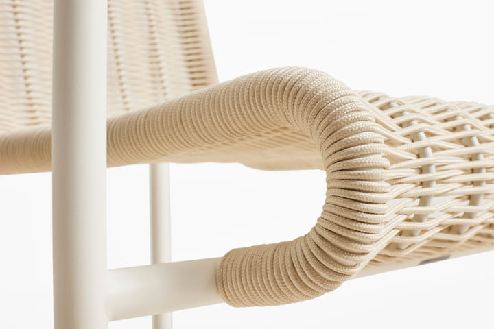 Fauteuil lounge bas Palissade Cord, Cream white HAY