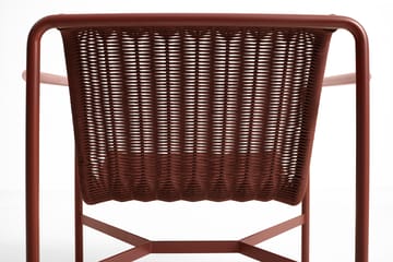 Fauteuil lounge bas Palissade Cord - Iron red - HAY
