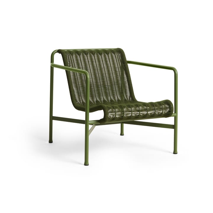 Fauteuil lounge bas Palissade Cord - Olive - HAY