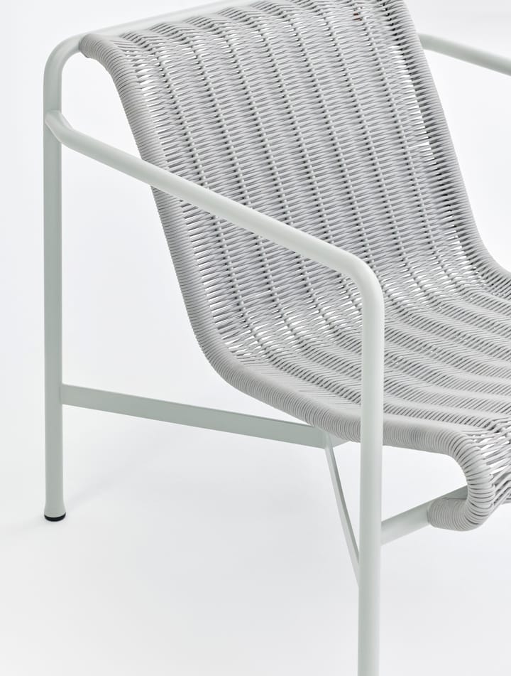 Fauteuil lounge bas Palissade Cord, Sky grey HAY