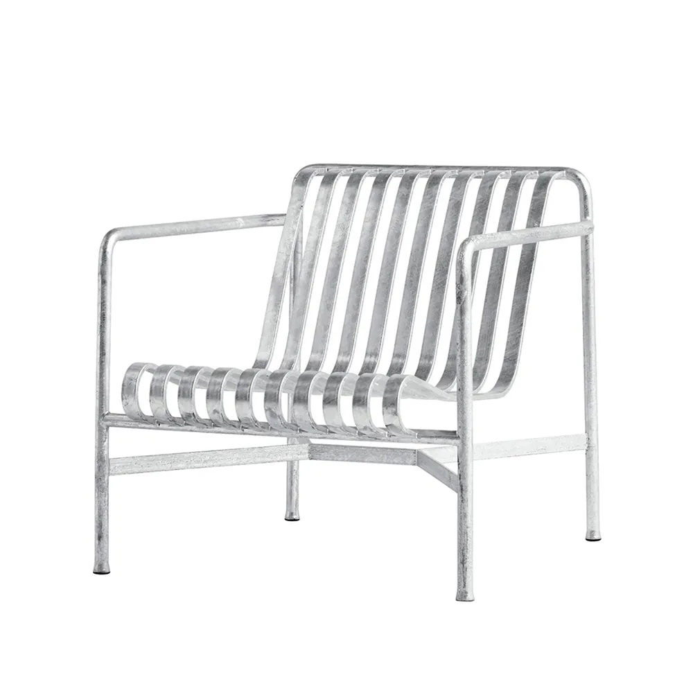 Fauteuil Lounge Palissade Low, hot galvanized HAY