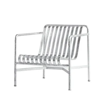 Fauteuil Lounge Palissade Low - hot galvanized - HAY