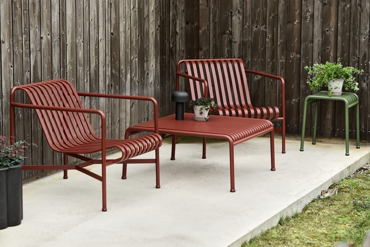 Fauteuil Lounge Palissade Low - Iron red - HAY