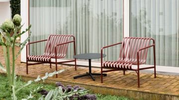 Fauteuil Lounge Palissade Low - Iron red - HAY