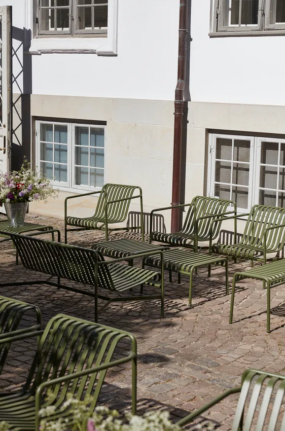 Fauteuil Lounge Palissade Low, Olive HAY