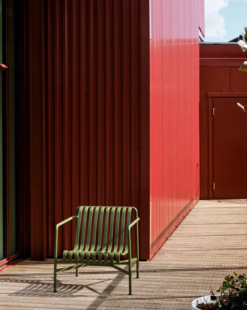 Fauteuil Lounge Palissade Low, Olive HAY