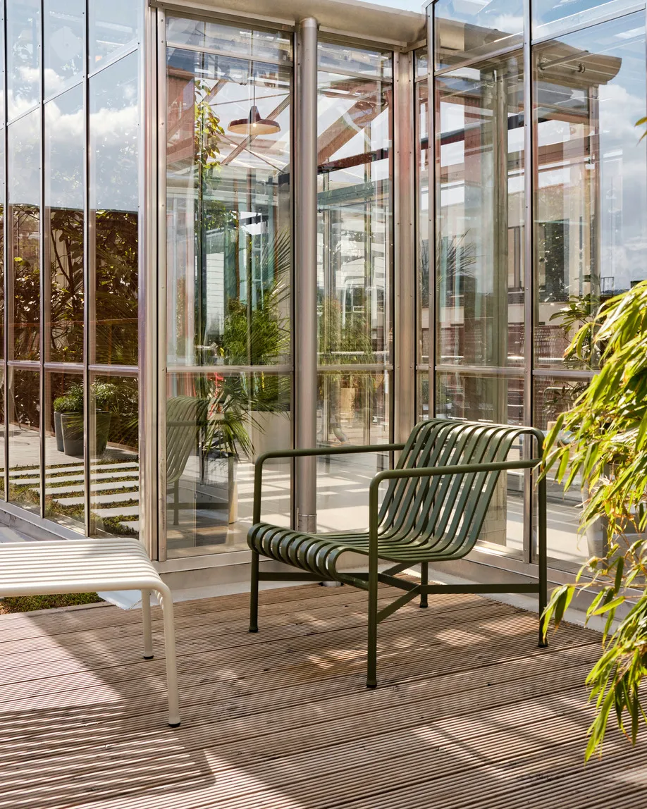 Fauteuil Lounge Palissade Low, Olive HAY