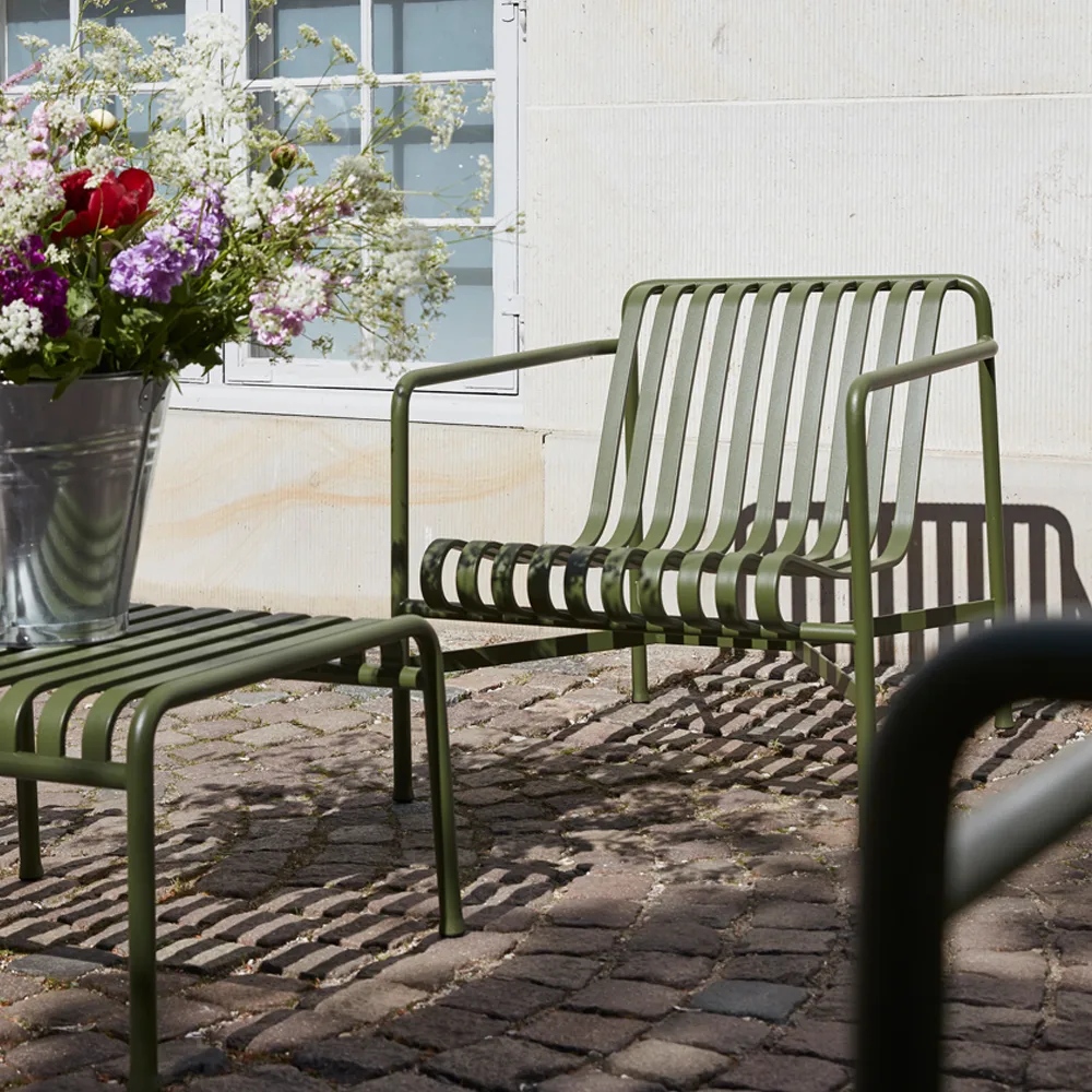 Fauteuil Lounge Palissade Low, Olive HAY
