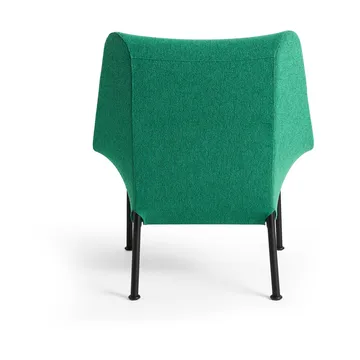 Fauteuil O2 Lounge Chair - Soft green acier noirci - HAY