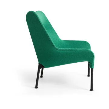 Fauteuil O2 Lounge Chair - Soft green acier noirci - HAY