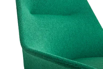 Fauteuil O2 Lounge Chair - Soft green acier noirci - HAY