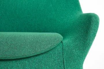 Fauteuil O2 Lounge Chair - Soft green acier noirci - HAY