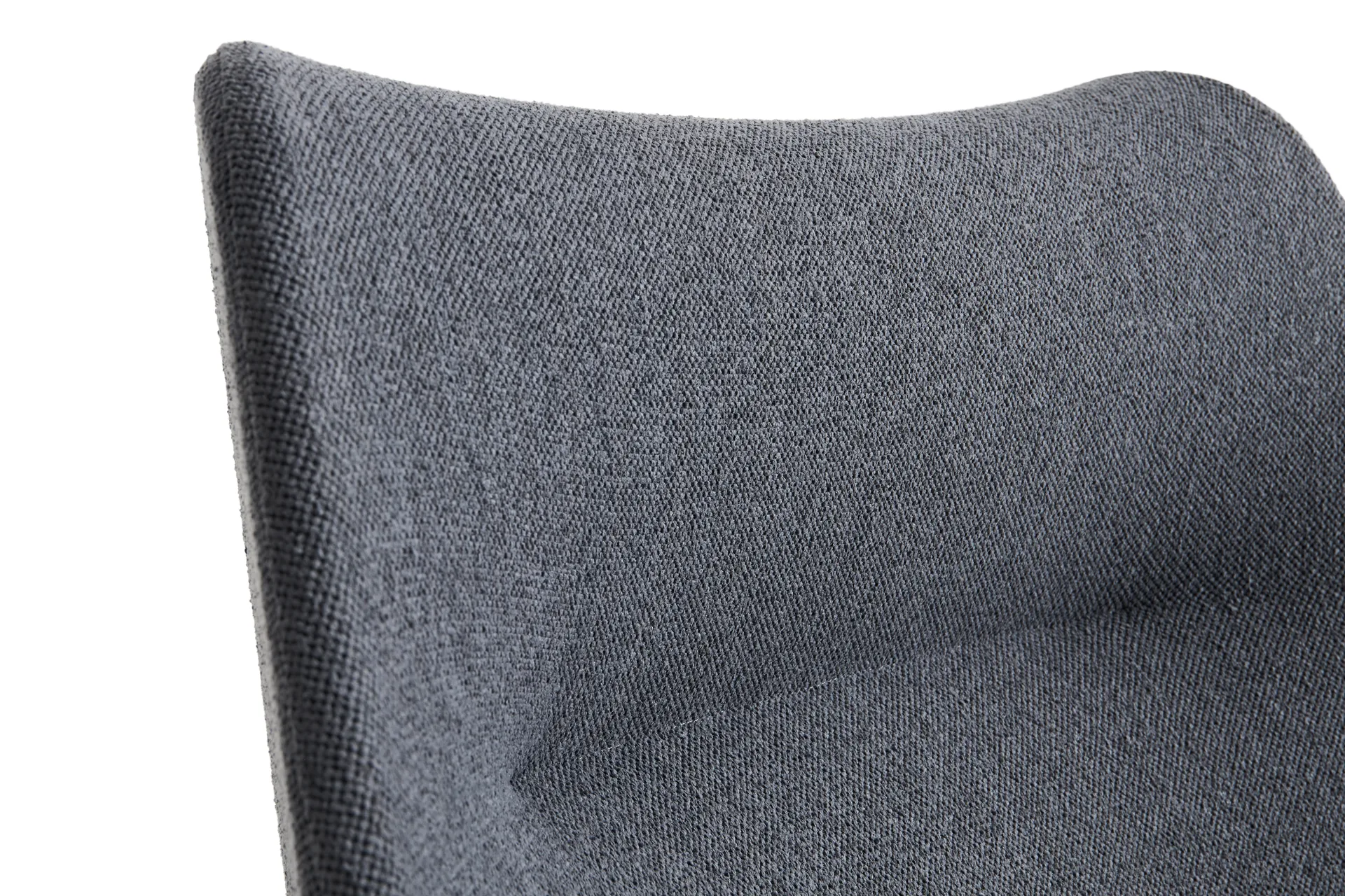 Fauteuil O2 Lounge Chair, Soft grey acier noirci HAY