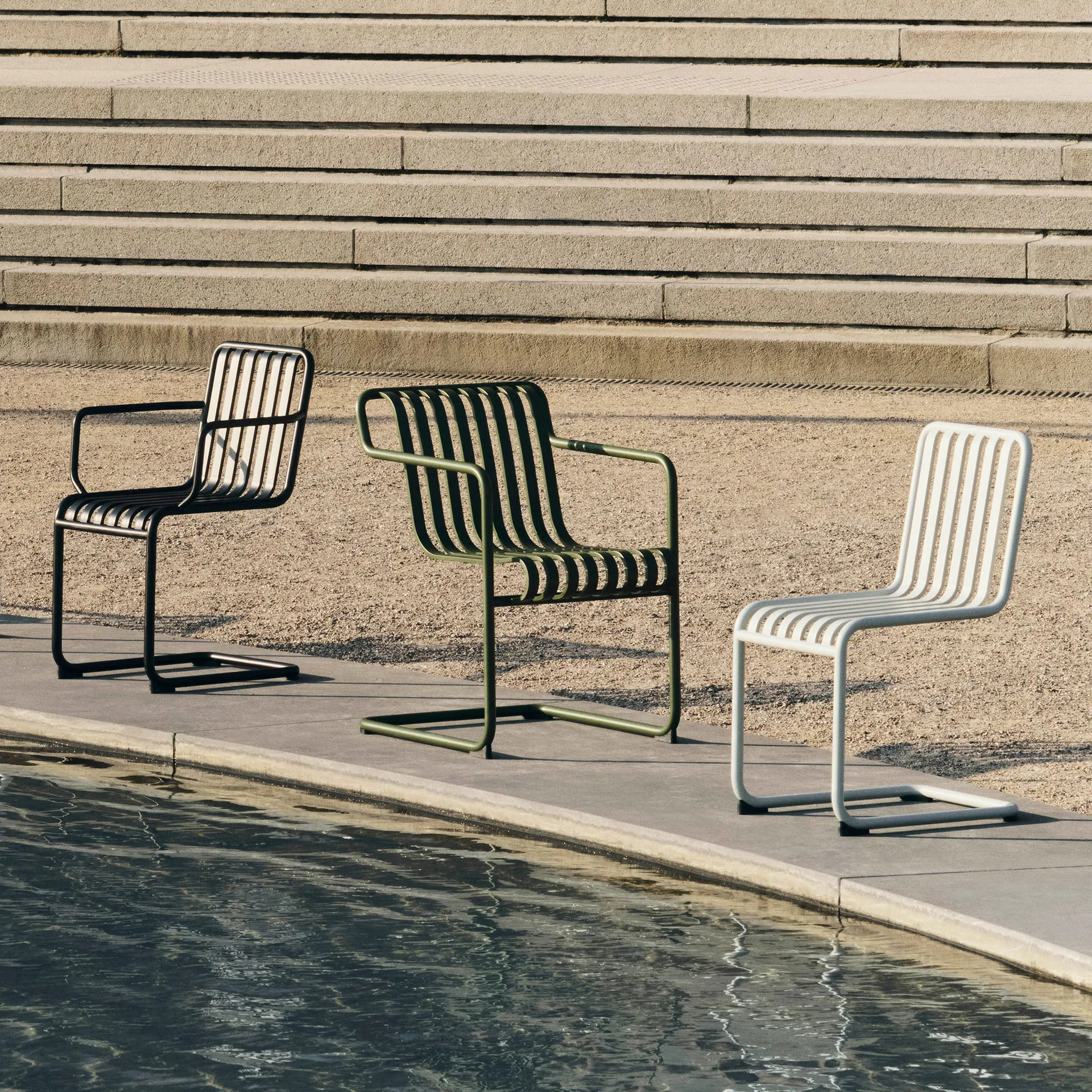 Fauteuil Palissade Cantilever, Anthracite HAY