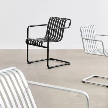 Fauteuil Palissade Cantilever Dining - Anthracite - HAY