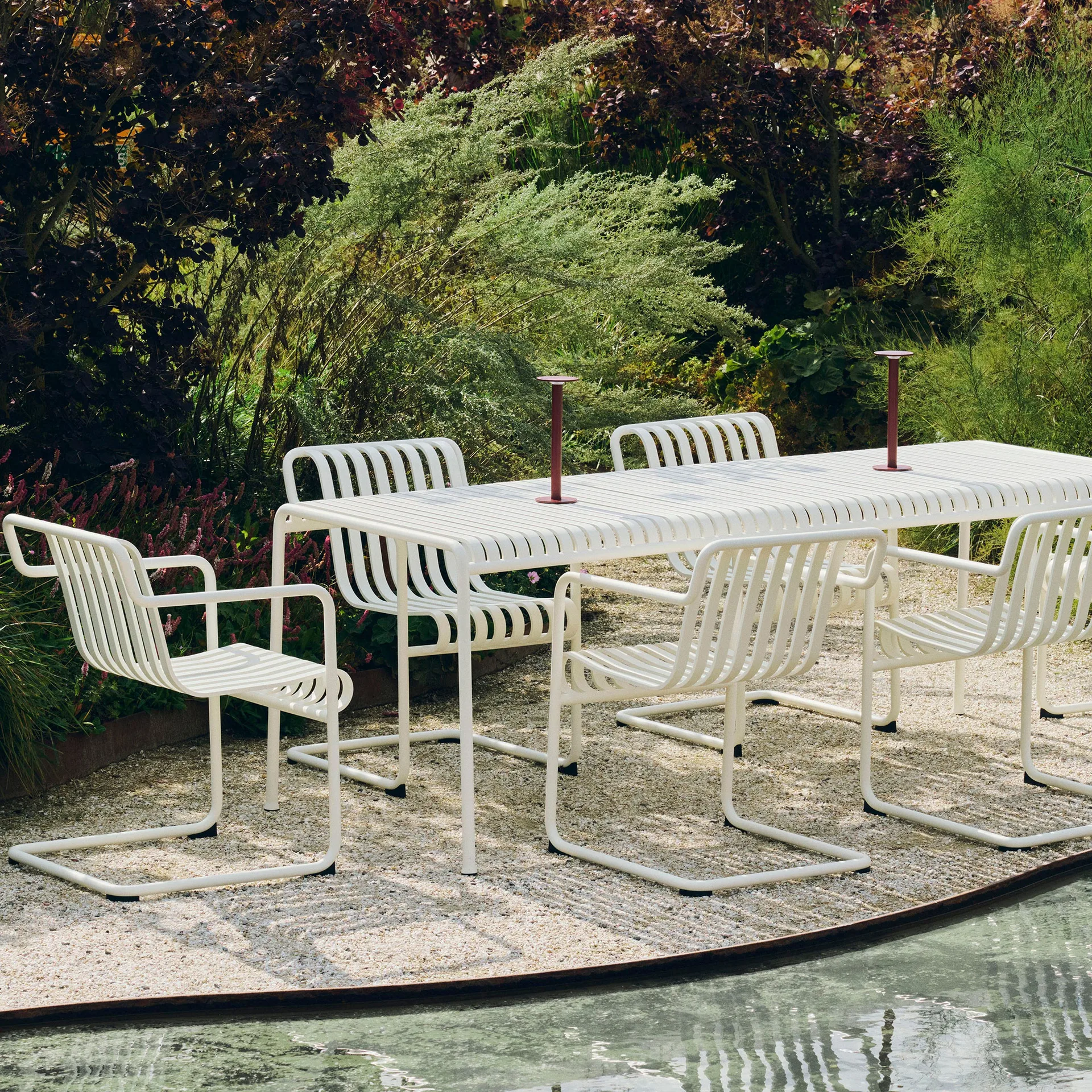 Fauteuil Palissade Cantilever Dining, Cream white HAY