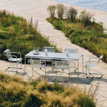 Fauteuil Palissade Cantilever Dining - Hot galvanised steel - HAY