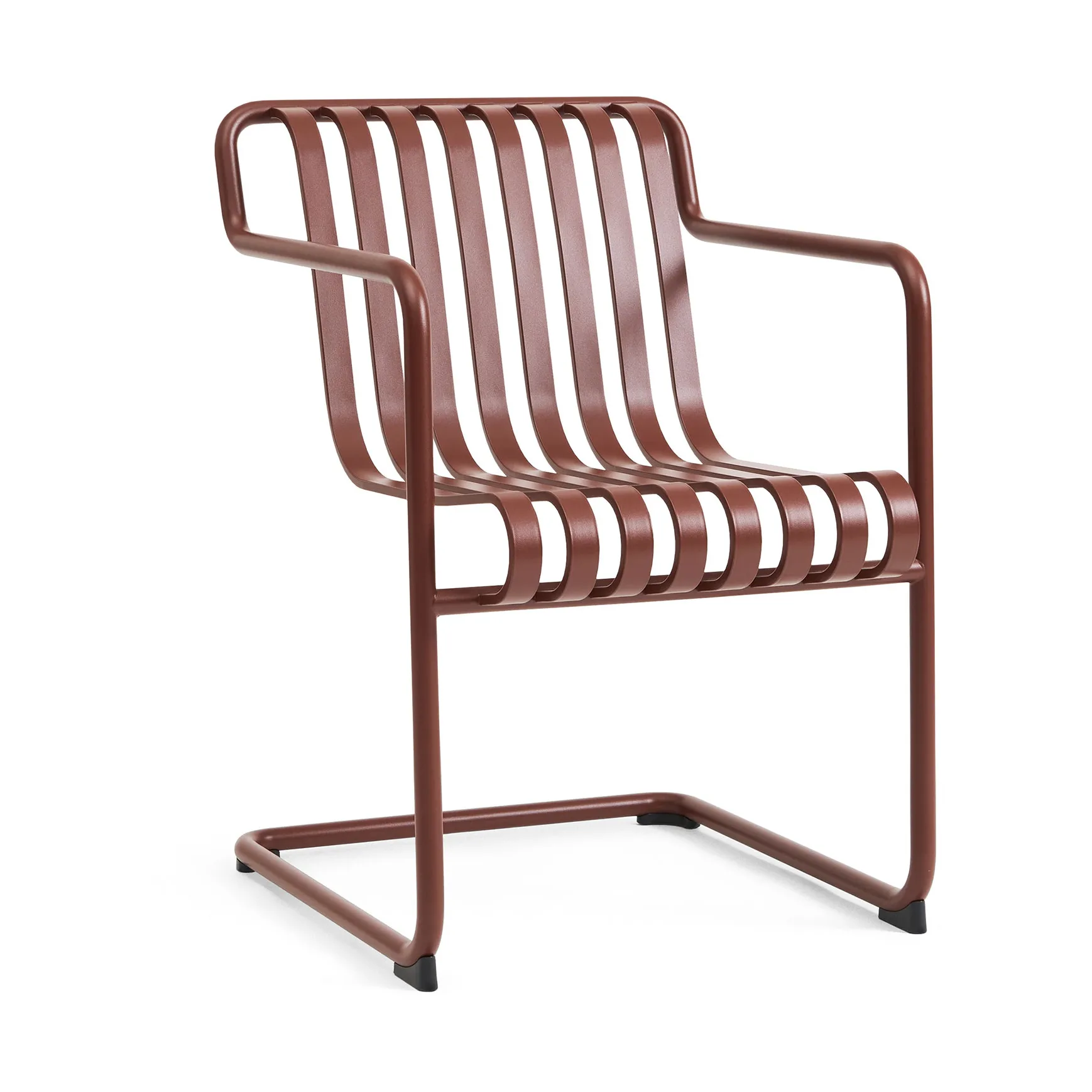 Fauteuil Palissade Cantilever Dining, Iron red HAY