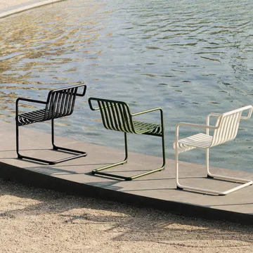 Fauteuil Palissade Cantilever Dining - Olive - HAY