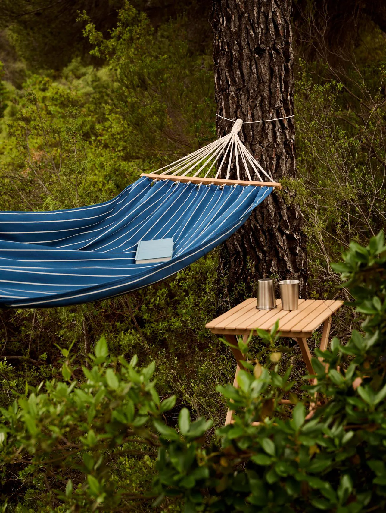 Hamac Outdoor Market, Blue-beige, 210x100 cm HAY