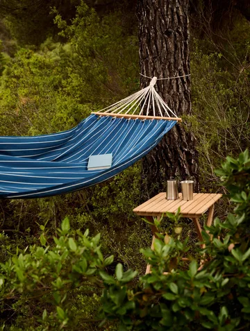 Hamac Outdoor Market - Blue-beige, 210x100 cm - HAY