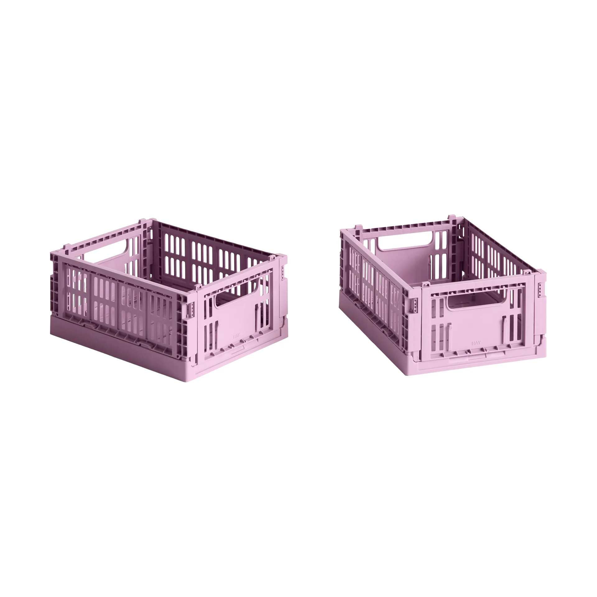 HAY Colour Crate Mini 13x17 cm, lot de 2, Dusty rose HAY