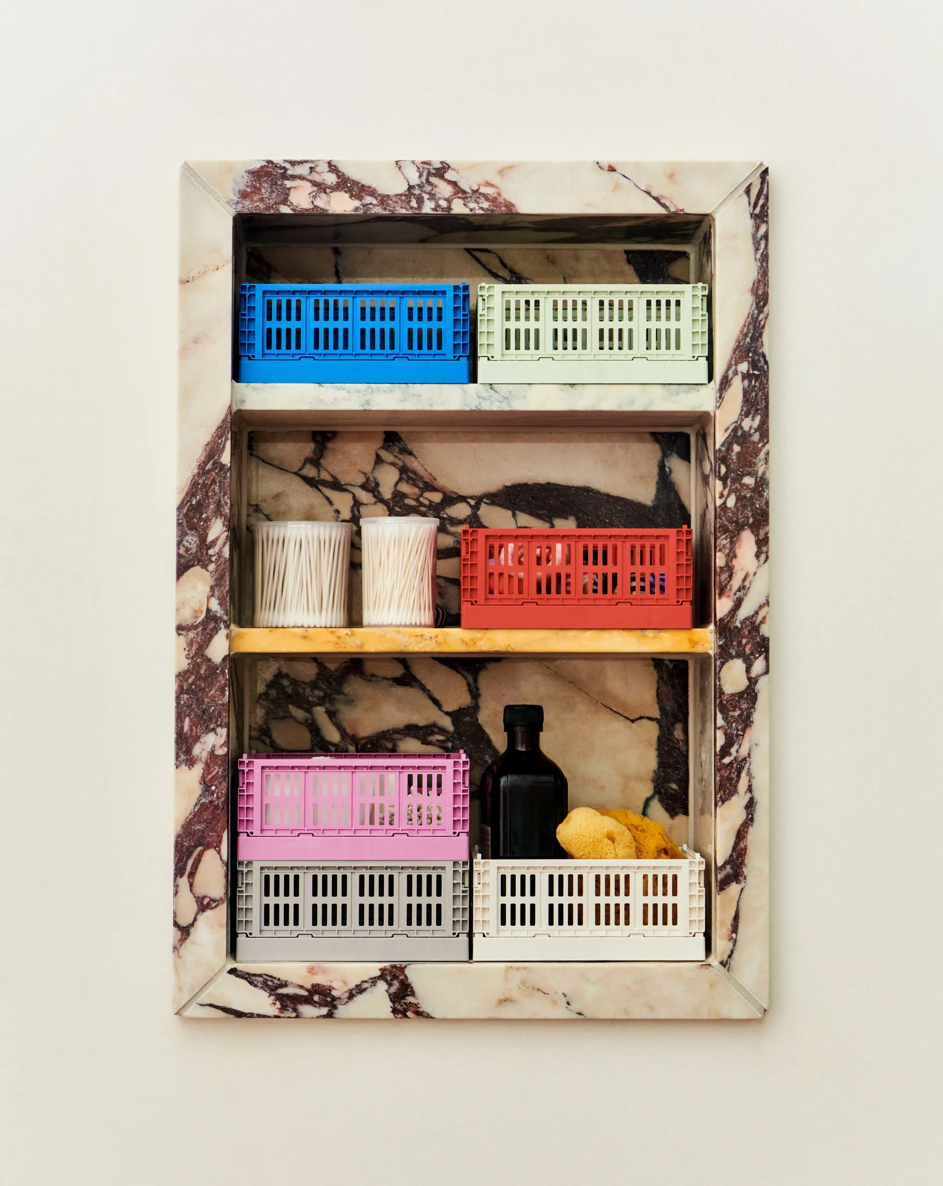 HAY Colour Crate Mini 13x17 cm, lot de 2, Mint HAY