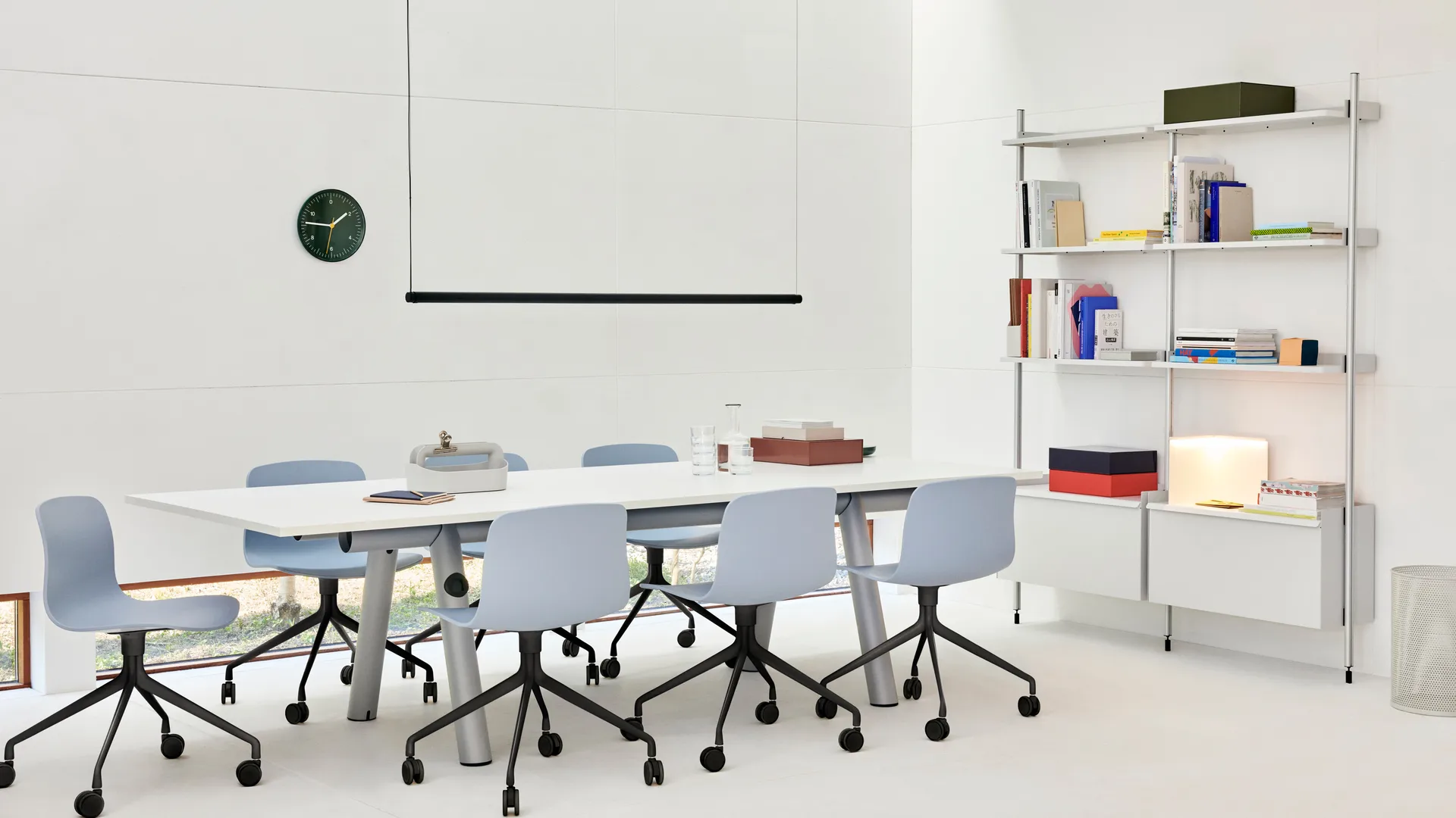 Horloge murale Wall Clock Ø26,5 cm, Green HAY