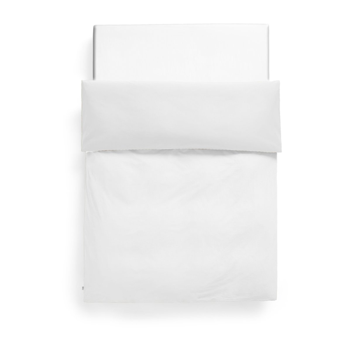 HAY Housse de couette Duo 150x210 cm Blanc | Design Scandinave | Housses de couette | Blanc