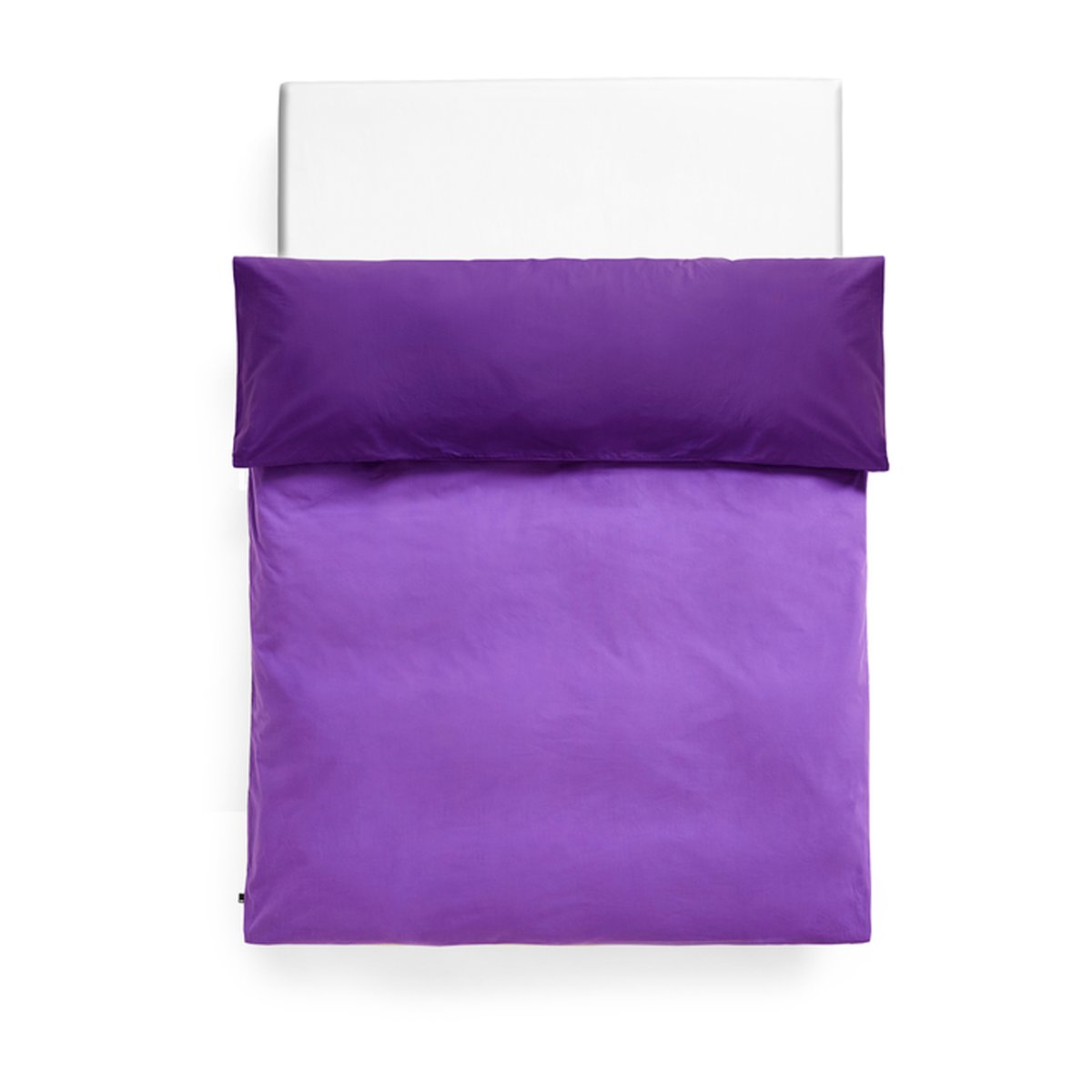 HAY Housse de couette Duo 150x210 cm Violet vif | Design Scandinave | Housses de couette | Violet