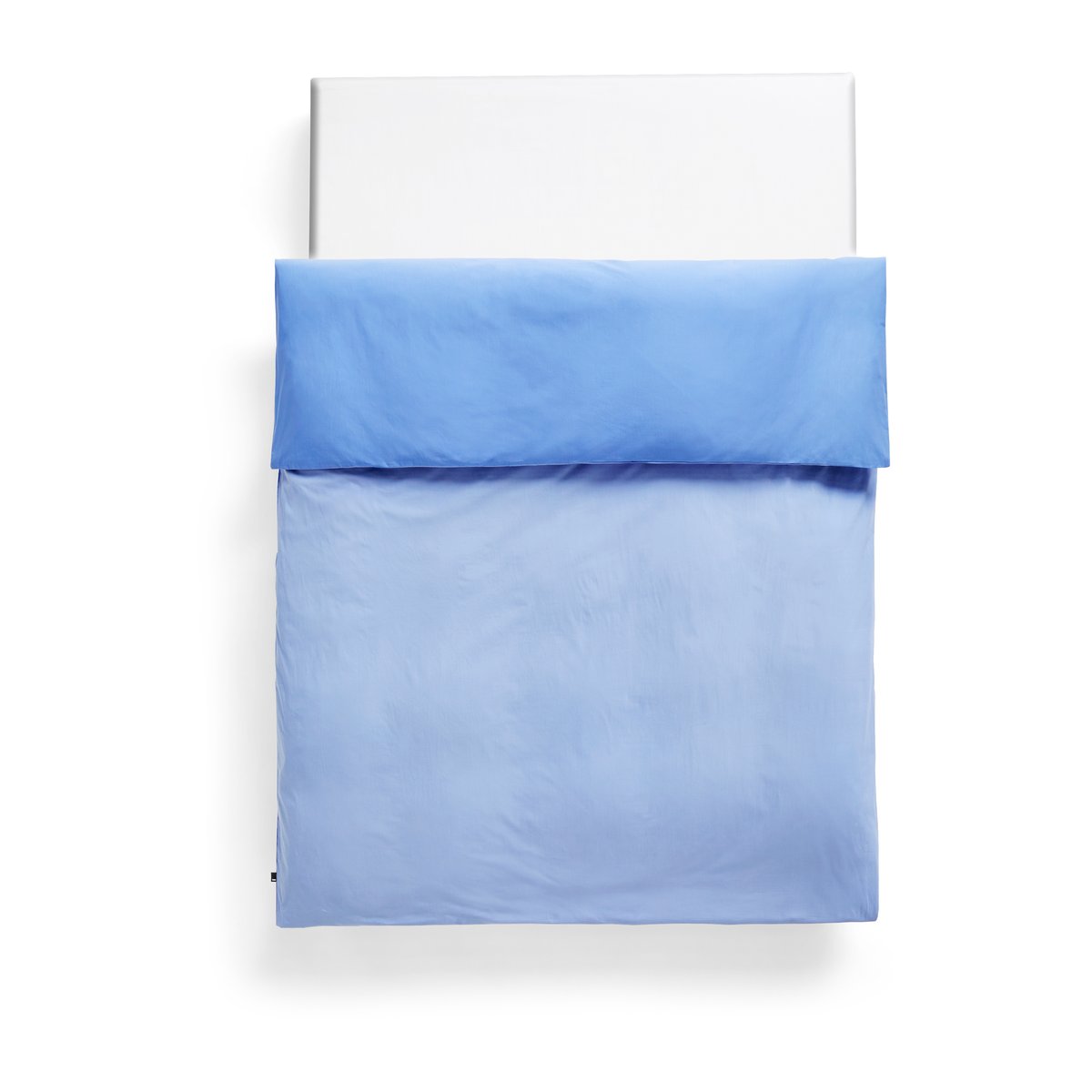 HAY Housse de couette Duo 220x220 cm Bleu ciel | Design Scandinave | Housses de couette | Bleu