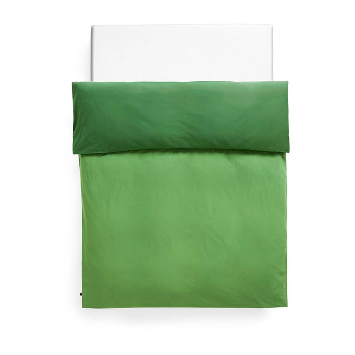 HAY Housse de couette Duo 220x220 cm Matcha | Design Scandinave | Housses de couette | Marron