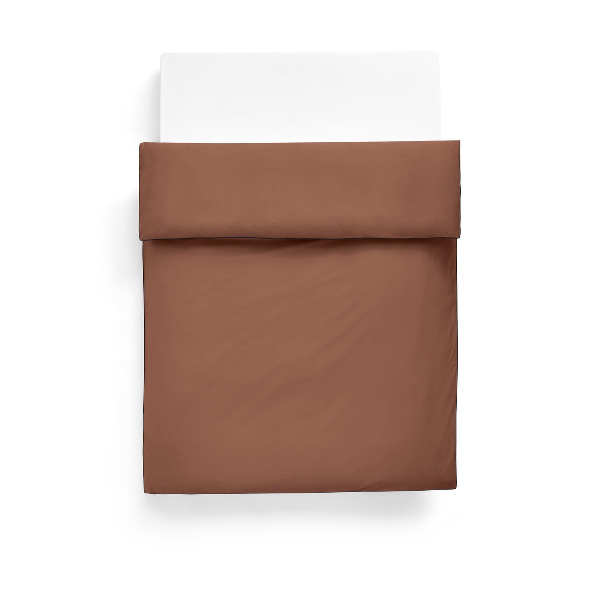 HAY Housse de couette Outline 200x220 cm Milk chocolate