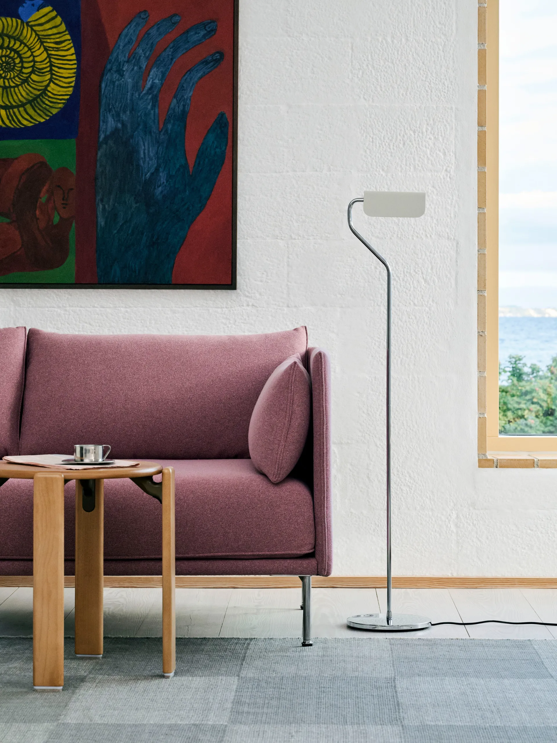 Lampadaire Apex, Oyster white HAY