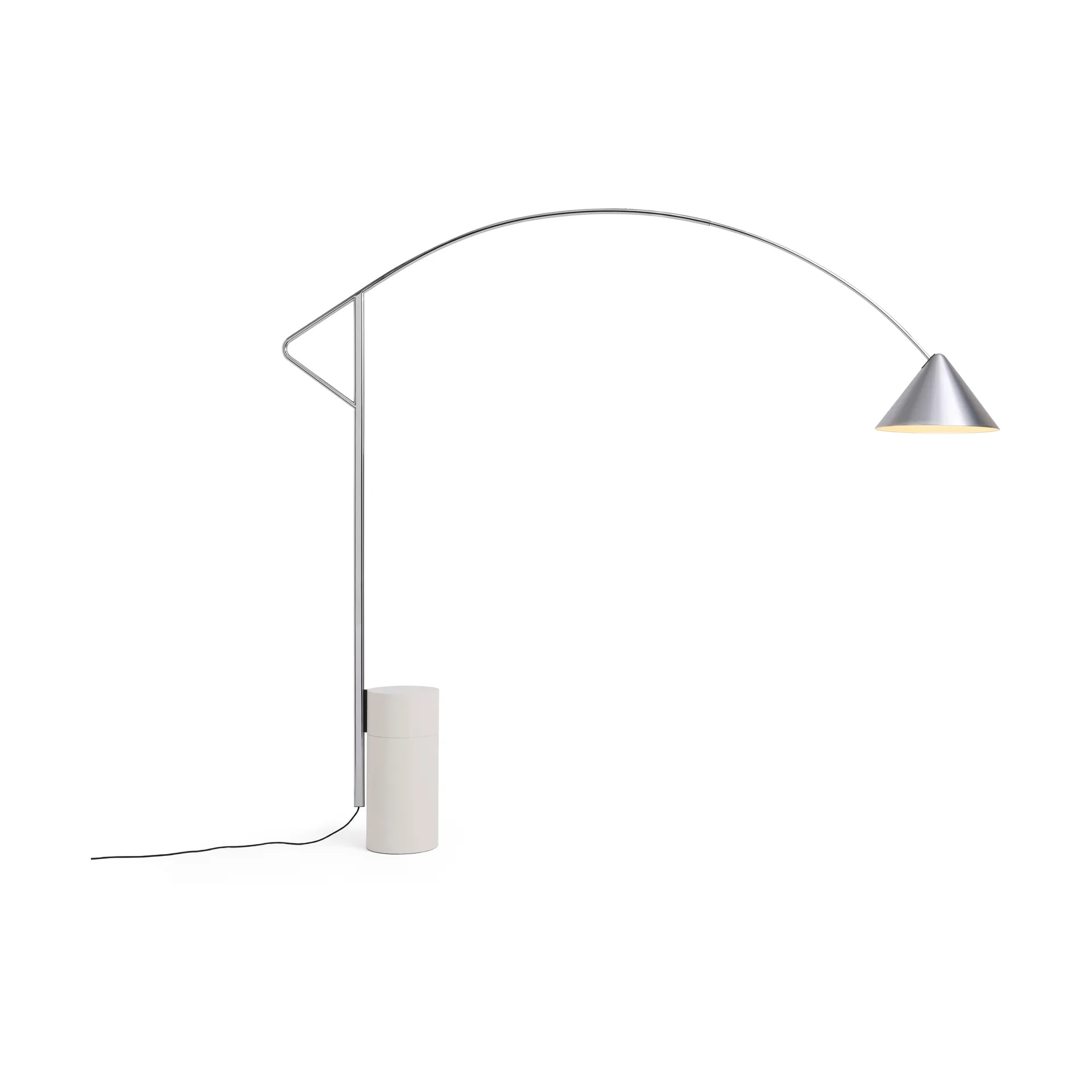 Lampadaire Compass, Argenté HAY