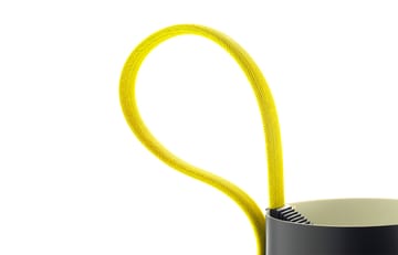 Lampadaire Rope Trick - Noir-jaune - HAY