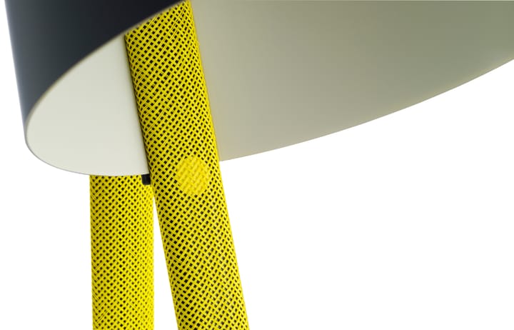 Lampadaire Rope Trick, Noir-jaune HAY