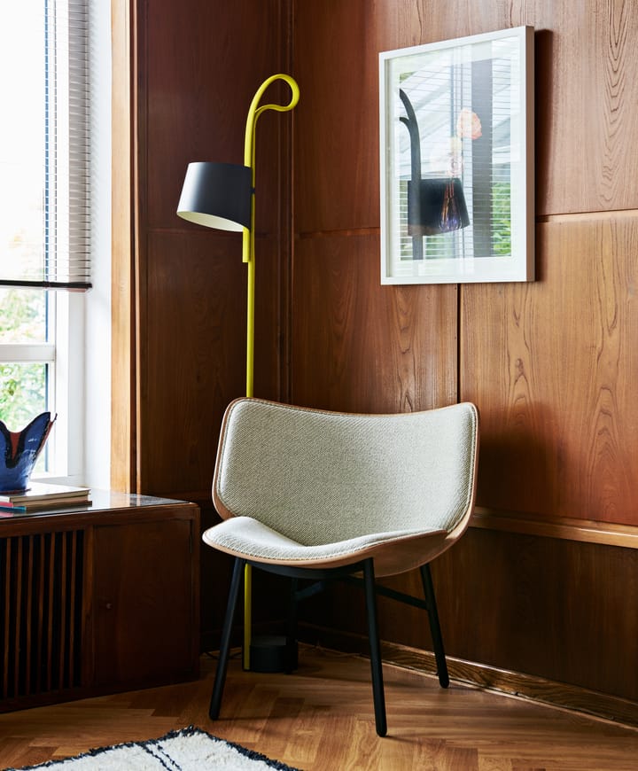 Lampadaire Rope Trick, Noir-jaune HAY